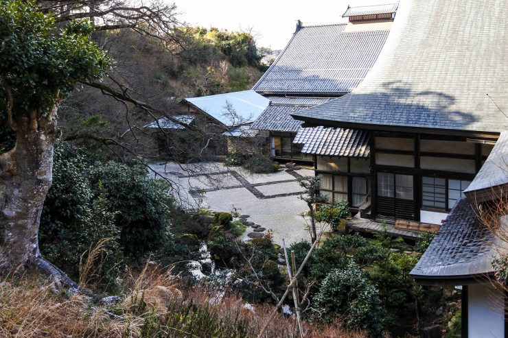 清涼寺 - 裏庭