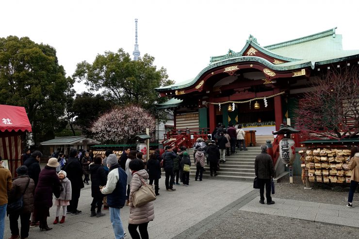 亀戸天神社 - 拝殿