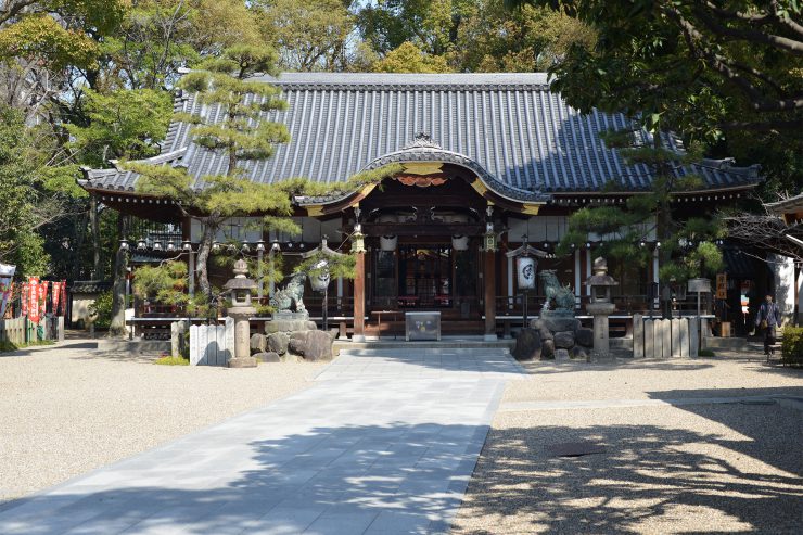 杭全神社 - 拝殿