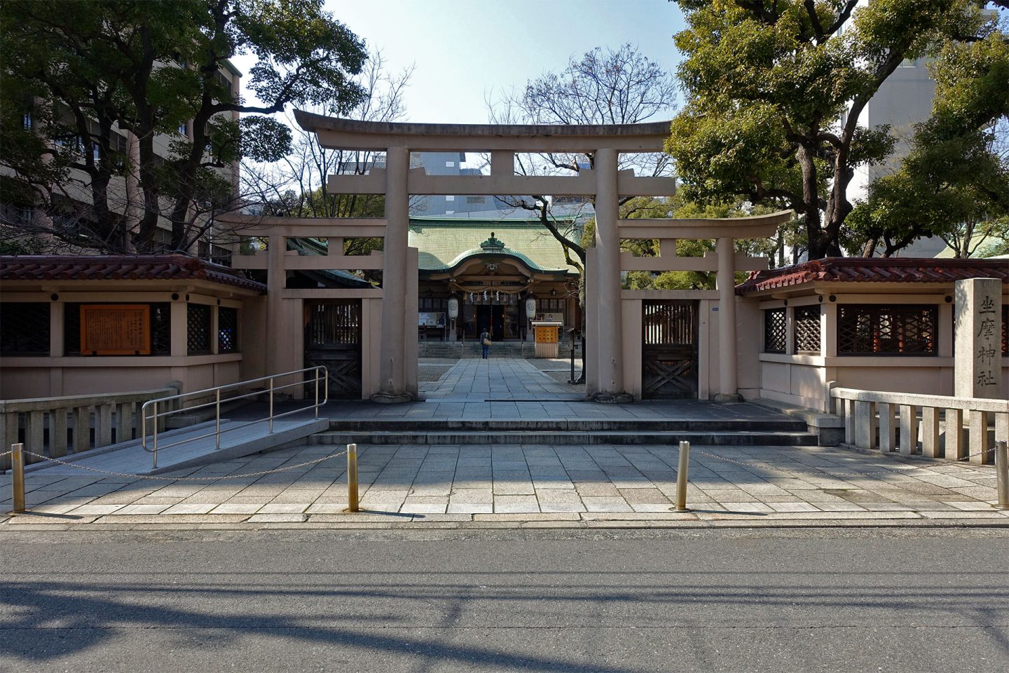 坐摩神社 - 鳥居
