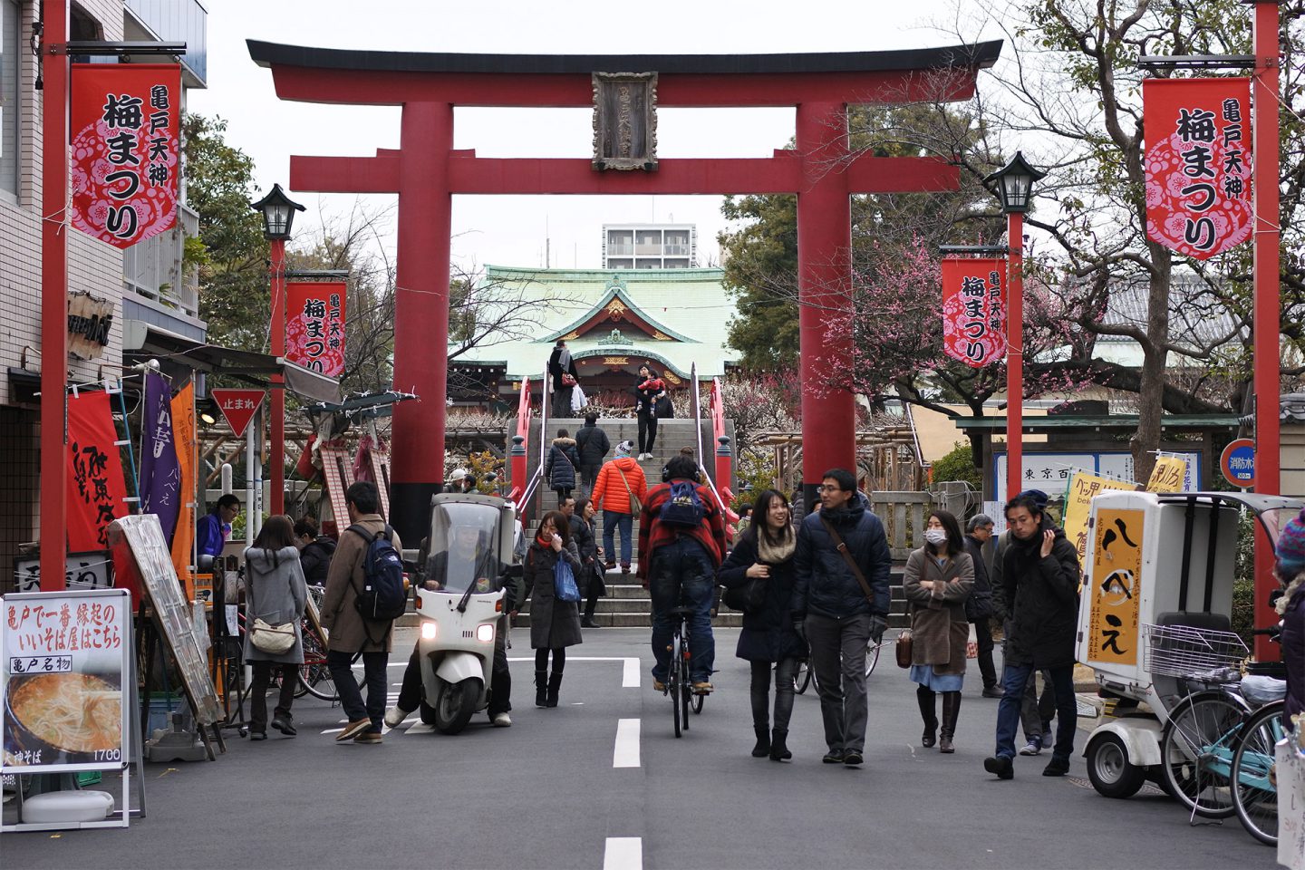 亀戸天神社 - 大鳥居