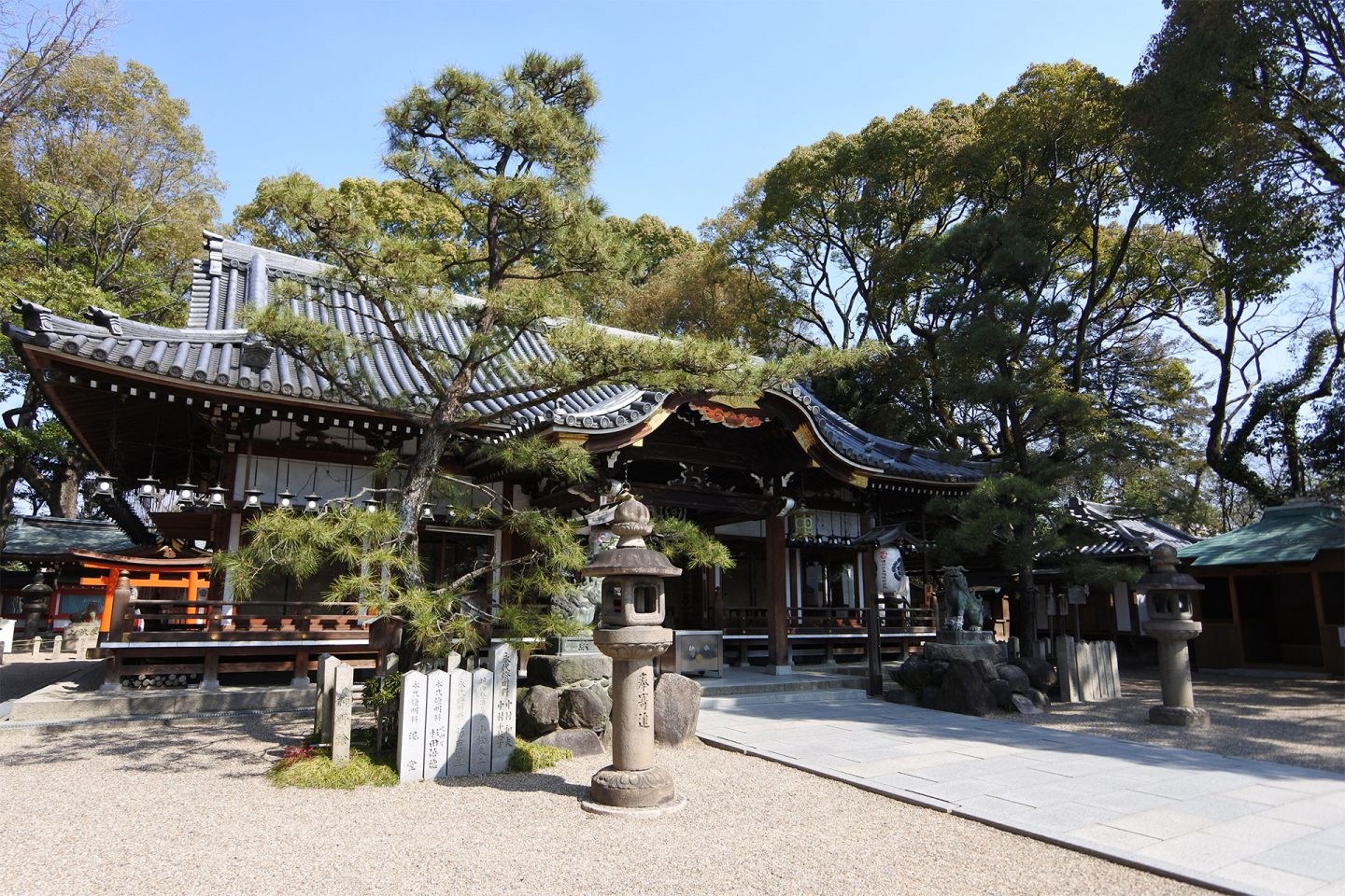 杭全神社 - 拝殿
